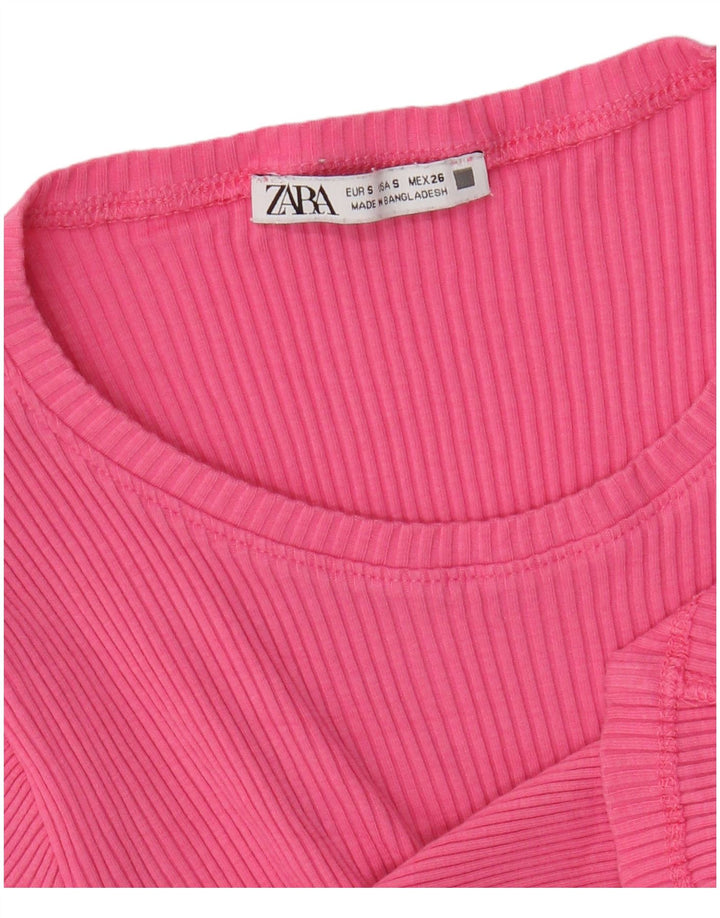 Bluzka damska Zara Top UK 8 Small Pink