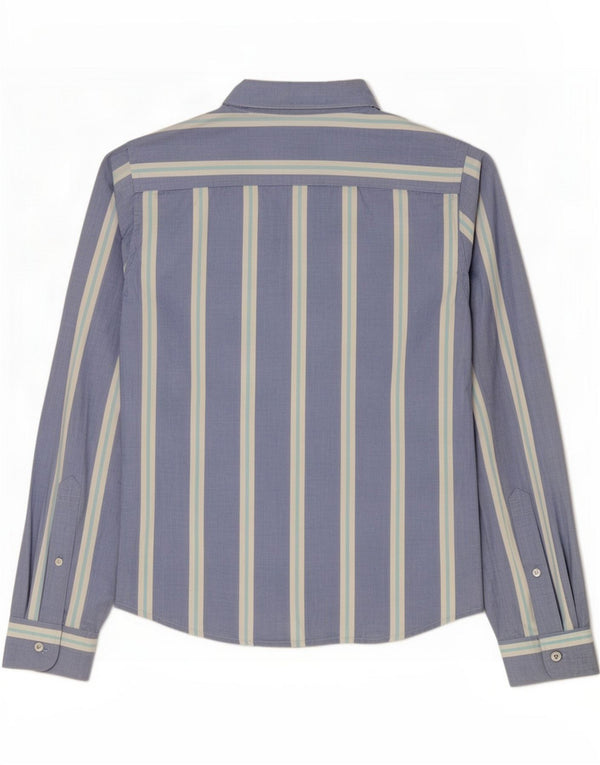 Hollister Mens Regular Fit Shirt Small Blue Striped Cotton
