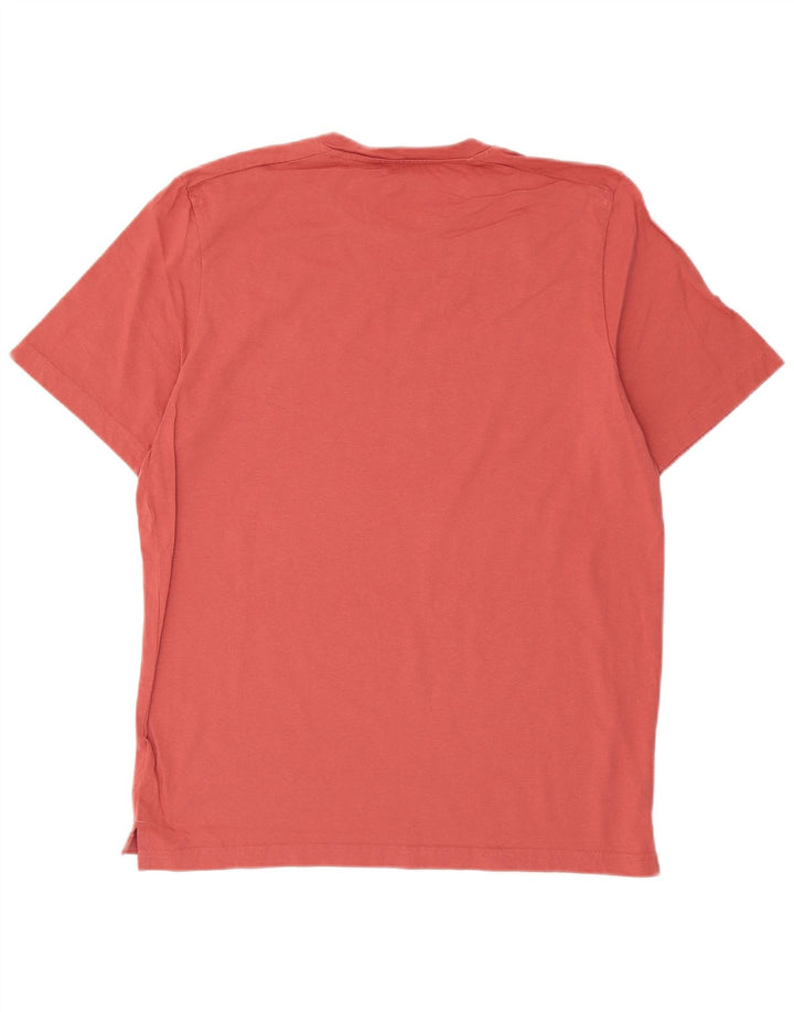 Puma Herre Grafisk T-Shirt Top Stor Rød Bomuld