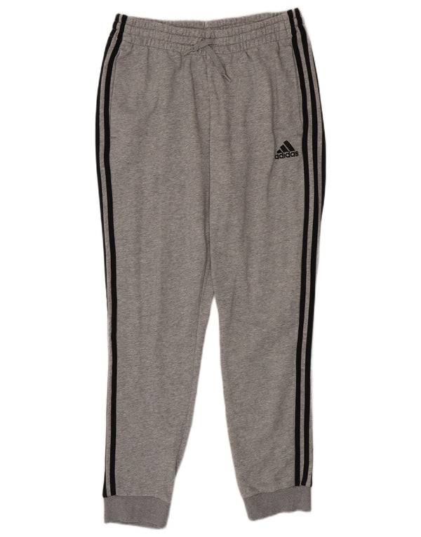 Pantaloni da tuta da uomo Adidas Joggers grandi in cotone grigio