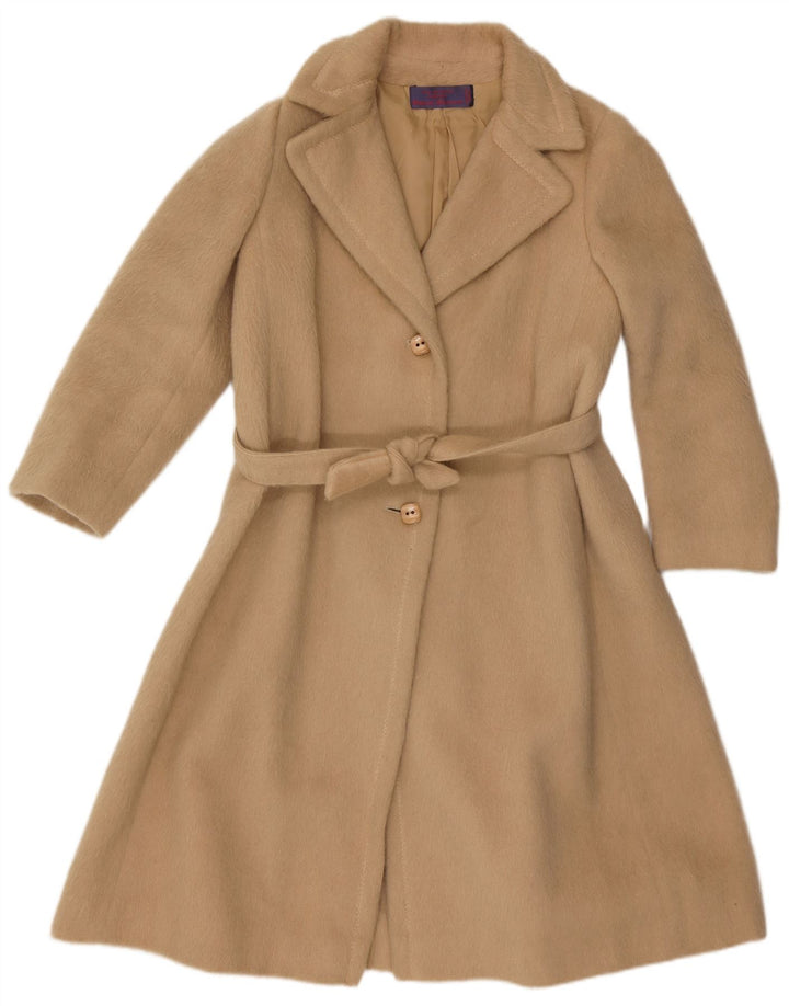 Vintage Damen Mantel IT 48 XL Beige