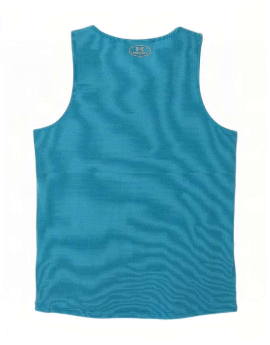 Under Armour Mens Vest Top Large Blue Pinstripe Polyester Sports