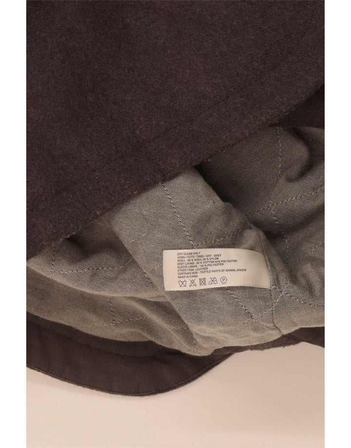Jachetă parka supradimensionată cu glugă pentru femei Fat Face UK 10 Lână gri mică