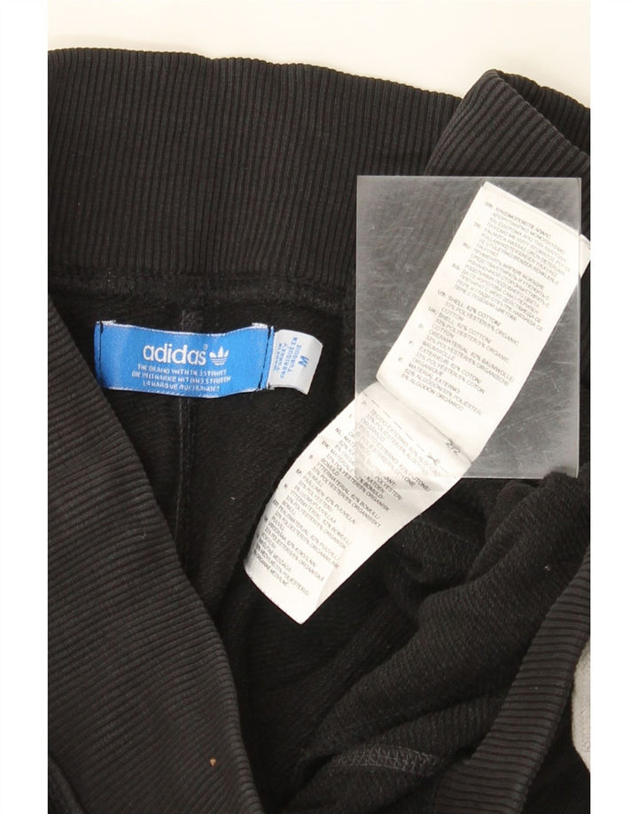 Adidas Mens Tracksuit Trousers Joggers Medium  Black Cotton