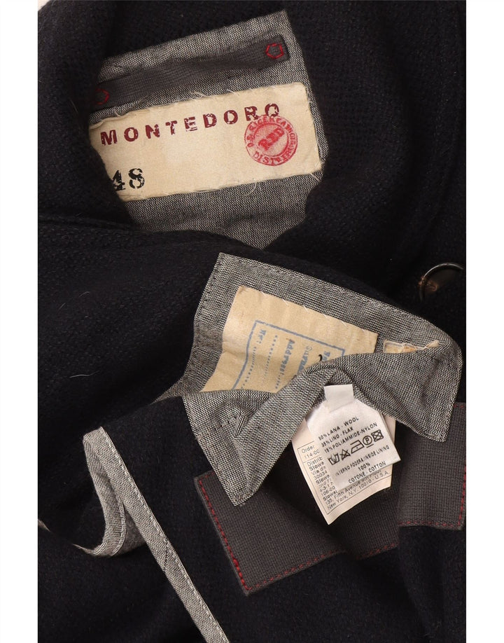 Chaquetón para hombre Montedoro IT 48 Lana azul marino medio