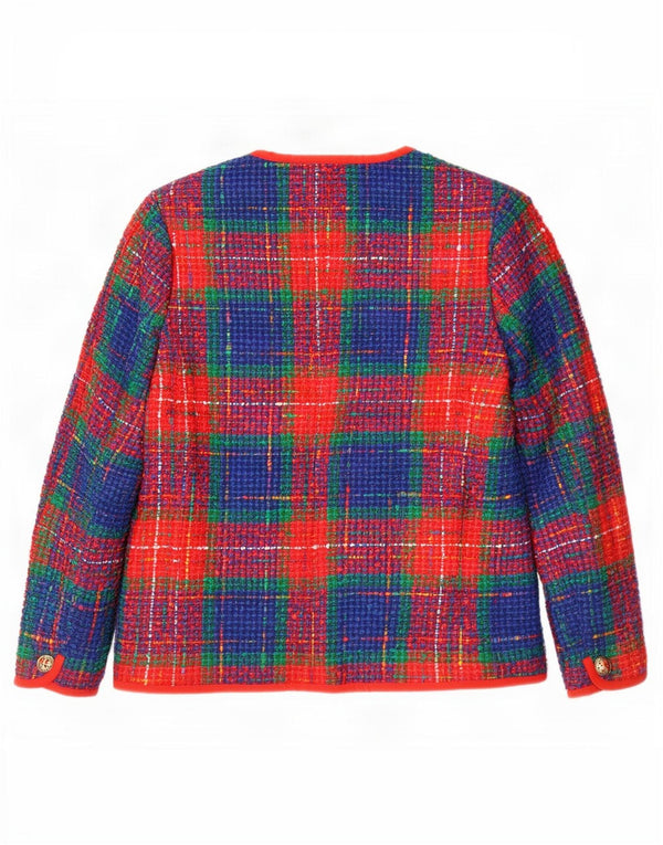 Marina Rinaldi Womens 4 Button Blazer Jacket Size 25 Large Multicoloured