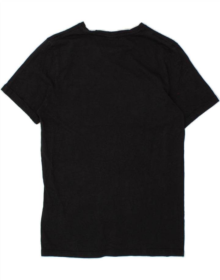 JACK & JONES Mens Core Graphic T-Shirt Top Small Black Cotton Vintage Jack & Jones and Second-Hand Jack & Jones from Messina Hembry 