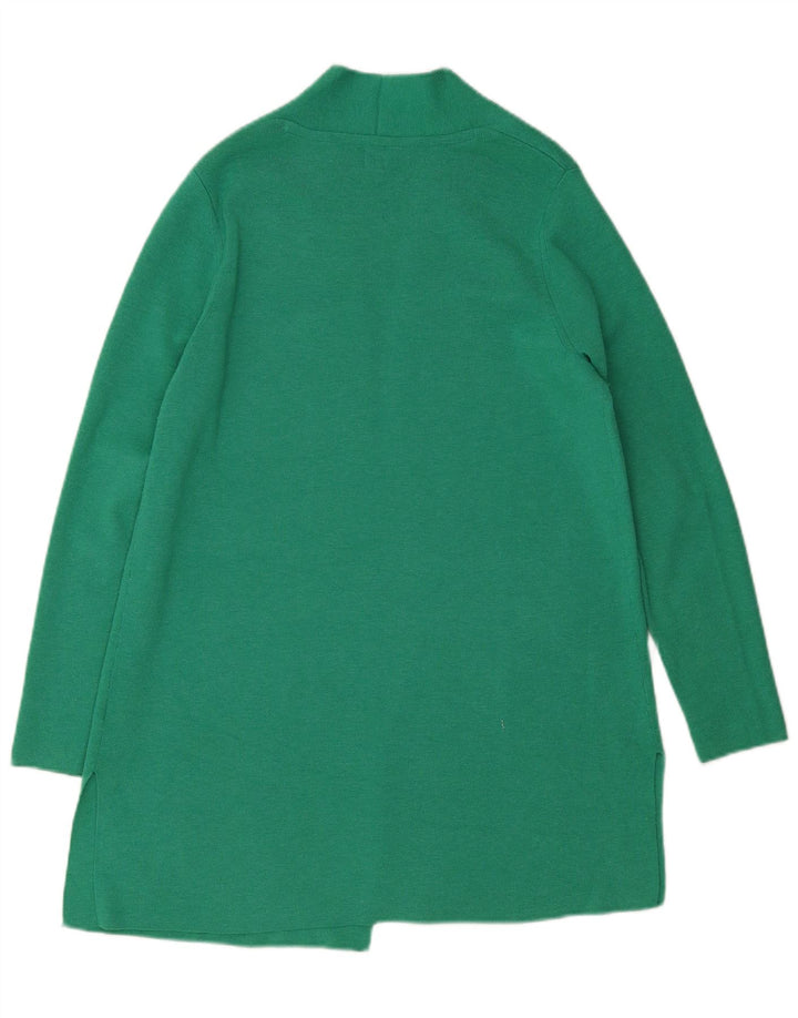 Maglione cardigan aperto lungo da donna John Lewis UK 12 Verde medio