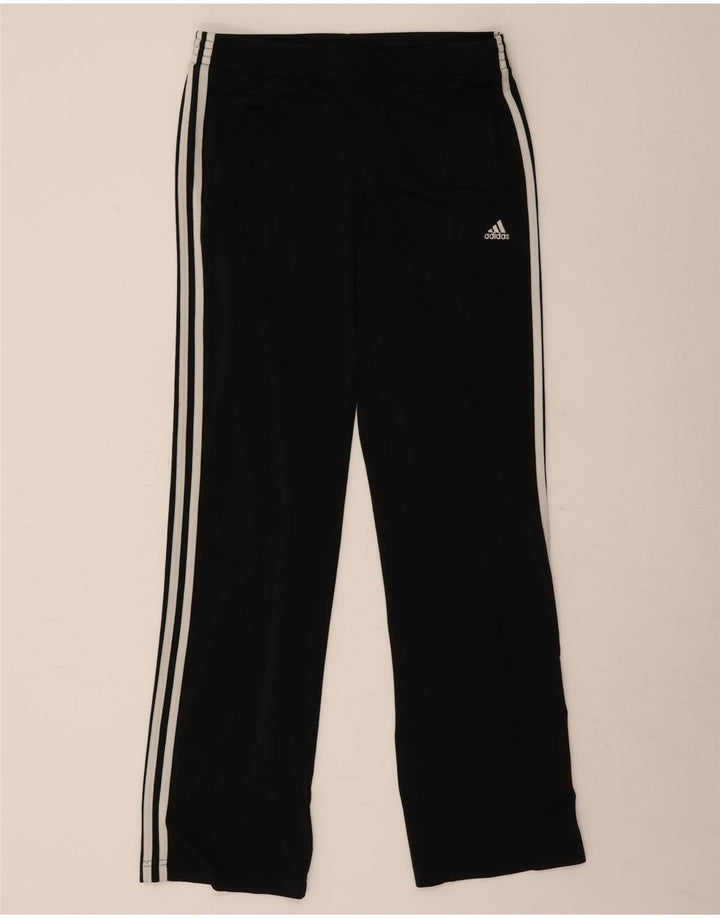 Adidas Womens Tracksuit Trousers UK 12 Medium Black Polyester