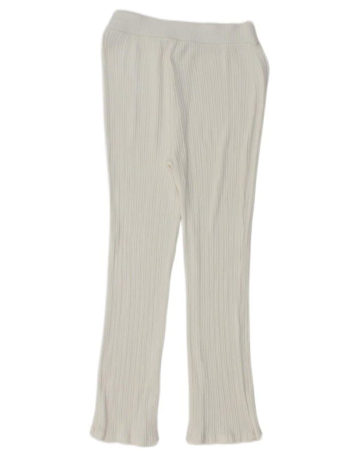 Leggings Zara Trafaluc da donna UK 8 piccoli bianchi