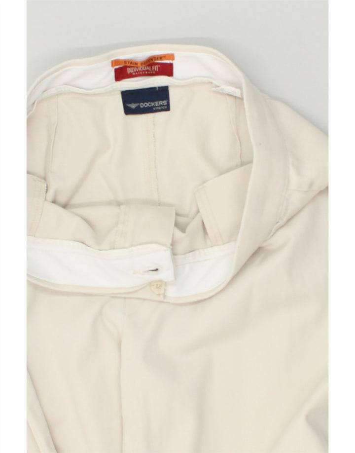DOCKERS Womens Slim Chino Trousers W30 L29  White Cotton | Vintage Dockers | Thrift | Second-Hand Dockers | Used Clothing | Messina Hembry 