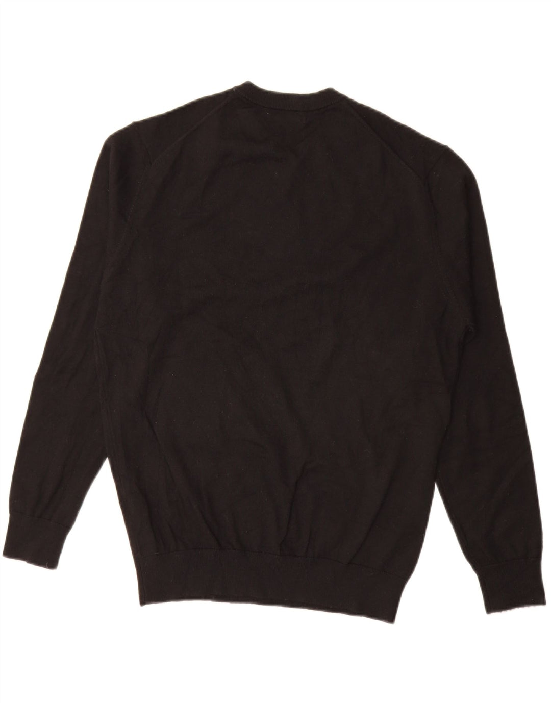 ZARA Herre V-hals sweater Medium Sort Akryl