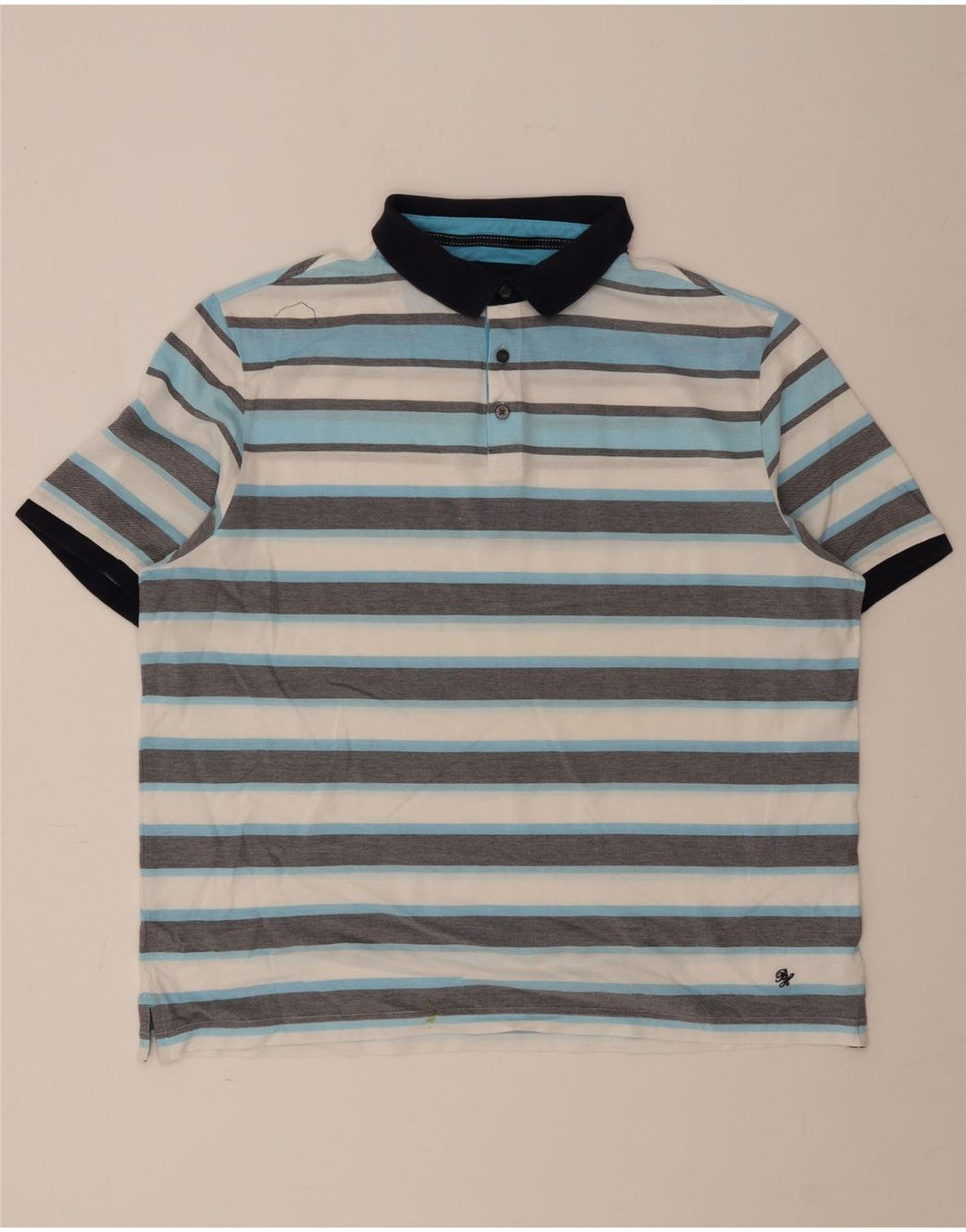 Polo Marks & Spencer da uomo blu Harbour 2XL a righe multicolori