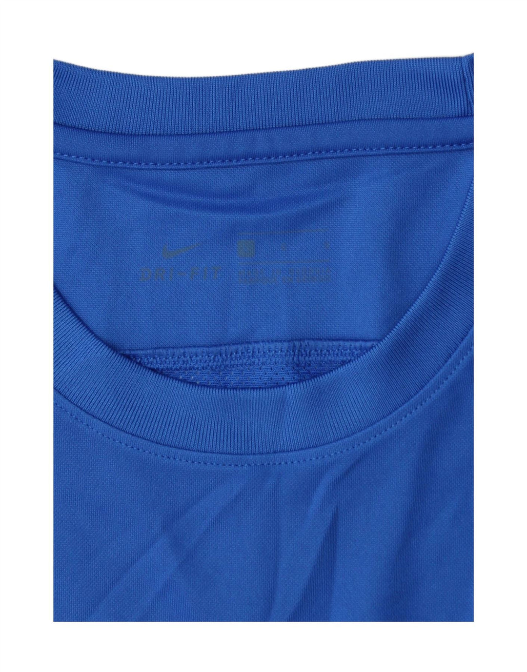 NIKE T-shirt grafica da uomo Dri Fit Top grande blu in poliestere