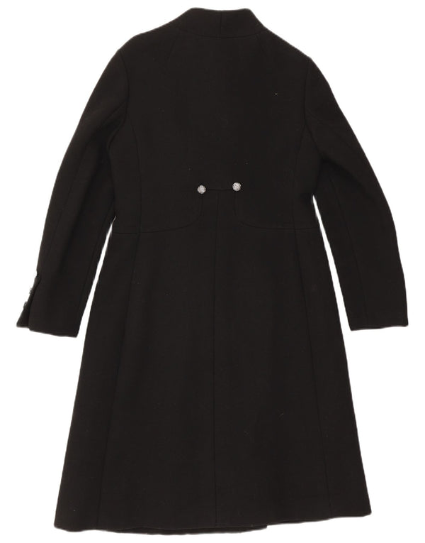 Vintage overfrakke til kvinder UK 10 Small Black