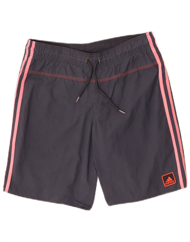 Adidas Herren Badeshorts Small Grau Nylon