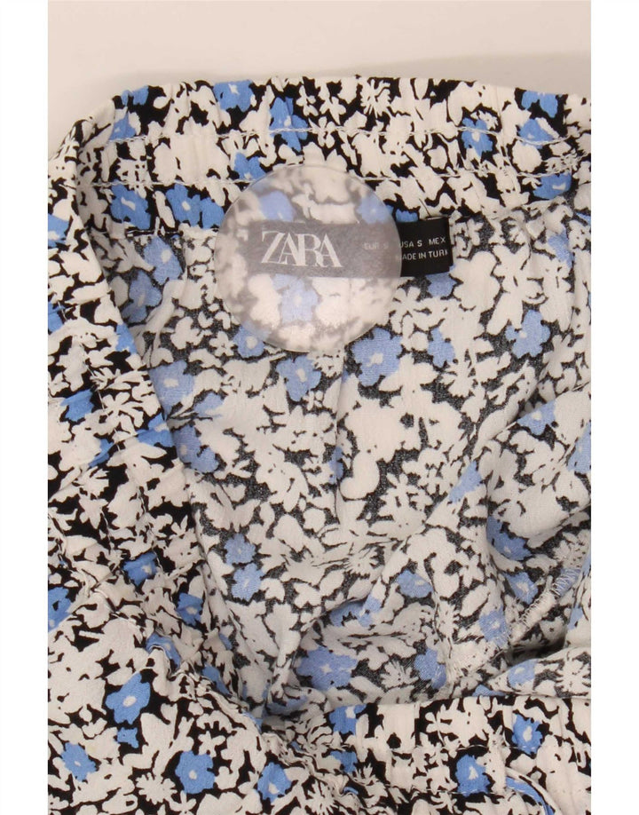 Zara Womens Hot Pants Small W26 Multicolored Floral Viscose