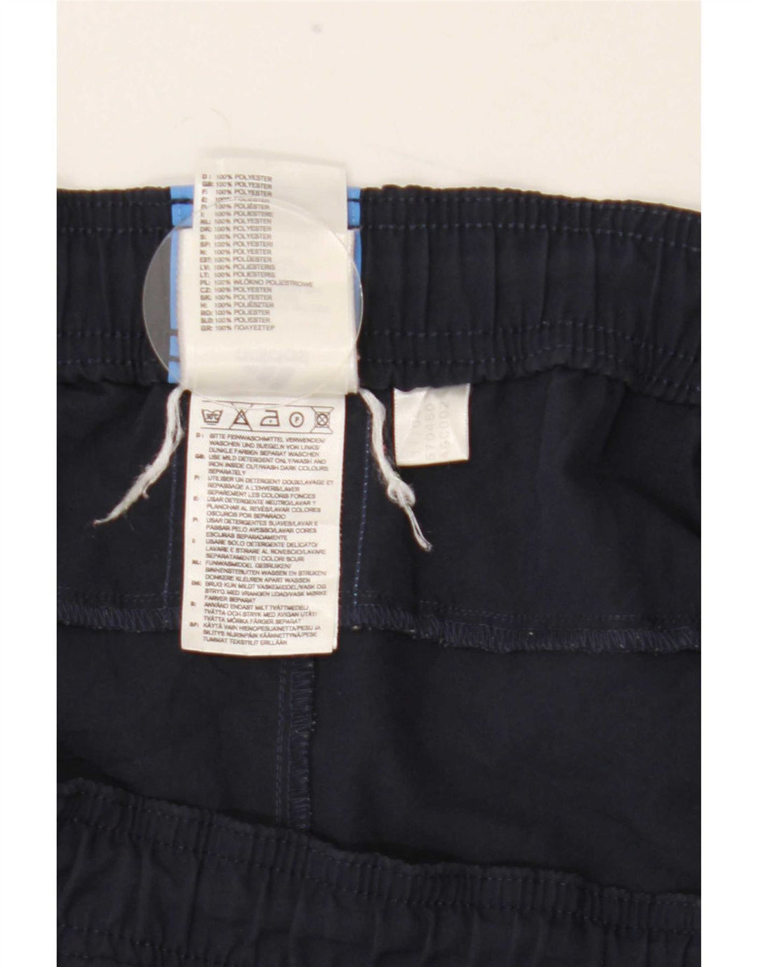 Pantaloncini sportivi da uomo Adidas Large blu navy in poliestere