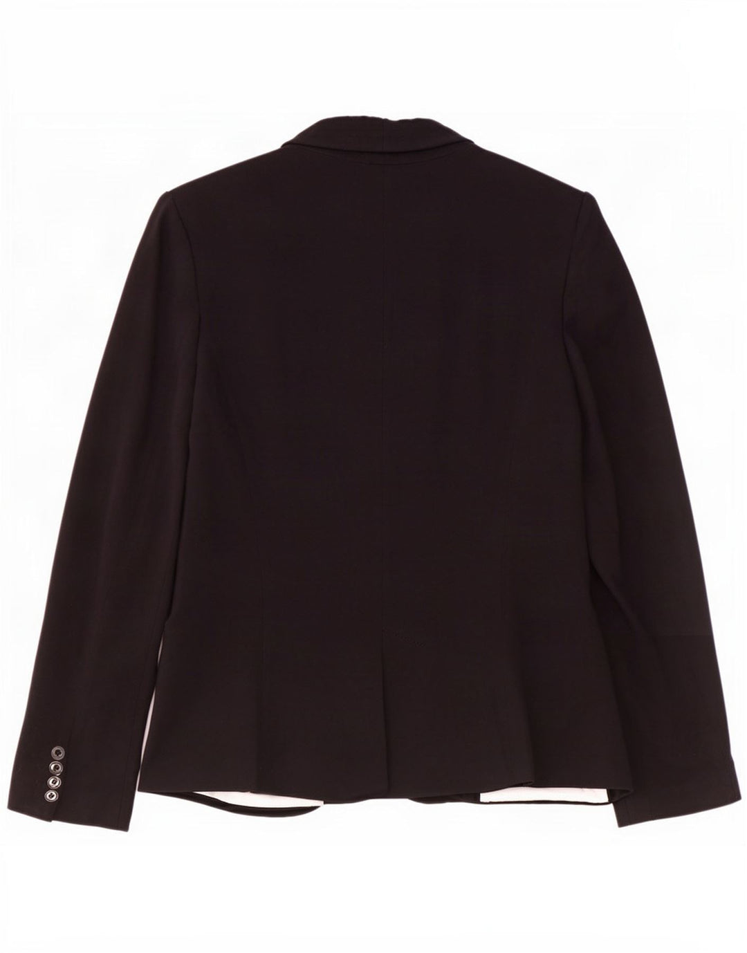 Jaqueta blazer feminina Zara com 1 botão Reino Unido 10 pequena viscose preta