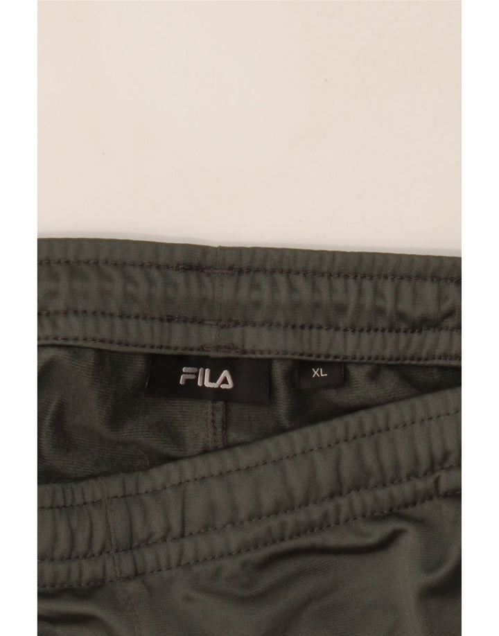FILA Mens Tracksuit Trousers XL  Khaki Polyester Vintage Fila and Second-Hand Fila from Messina Hembry 