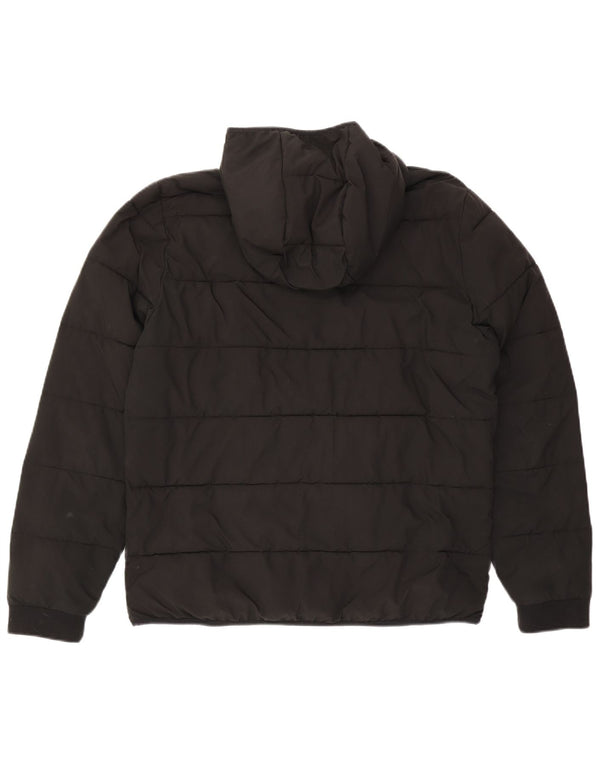 Jachetă căptușită cu glugă Abercrombie & Fitch pentru bărbați UK 38 Medium Black