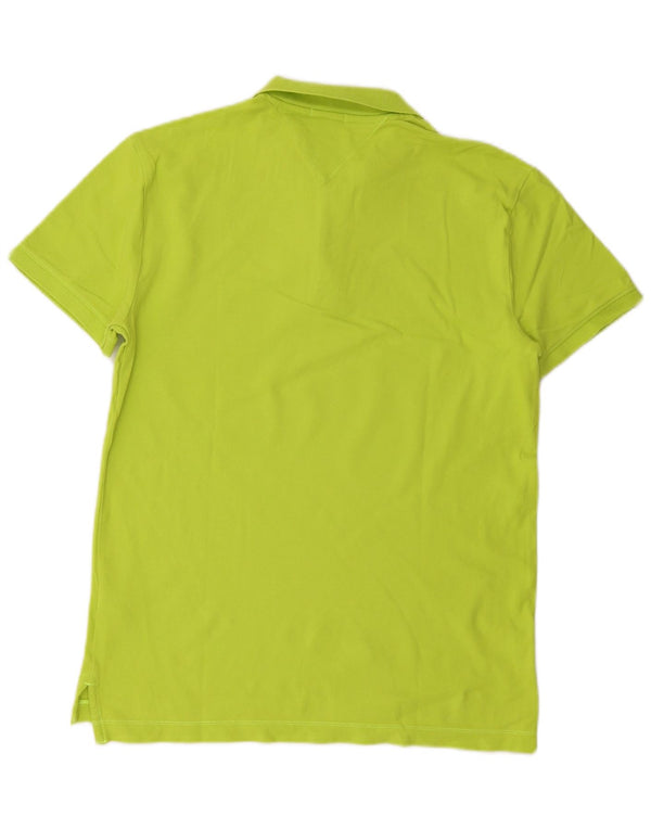 Polo da uomo Regular Fit Tommy Hilfiger Large in cotone verde