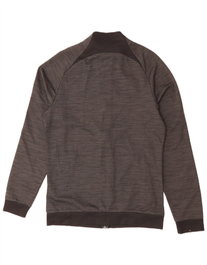 Jachetă de top pentru trening NIKE Dri Fit pentru bărbați, poliester moale, gri mic