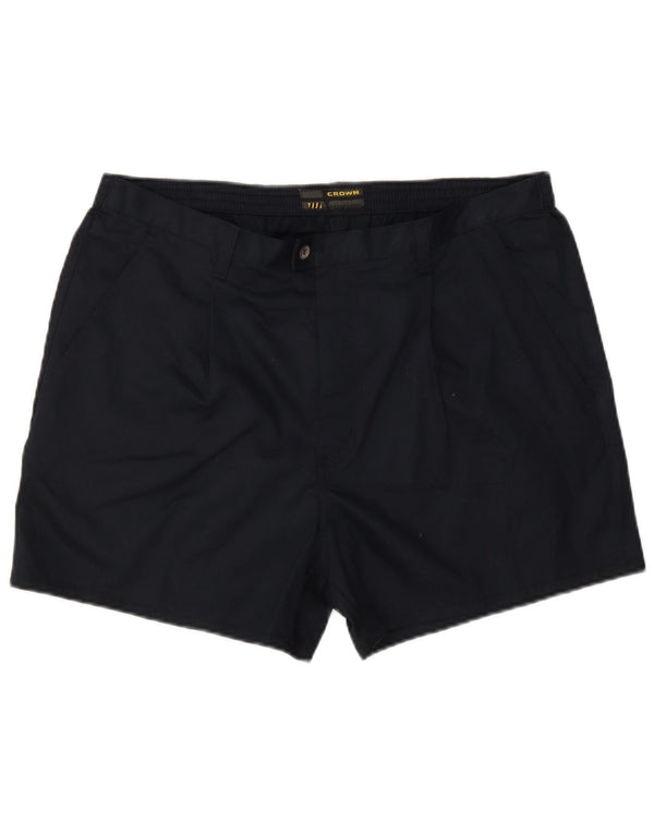 Crown Herre Pegged Chino Shorts W36 Large Navy Blue Bomuld