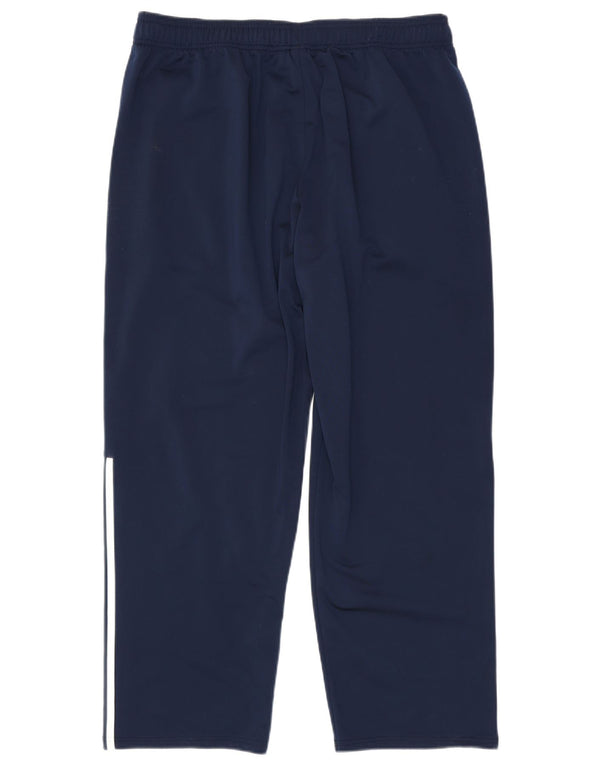 Pantaloni da tuta da uomo Adidas UK 48/50 XL poliestere blu navy