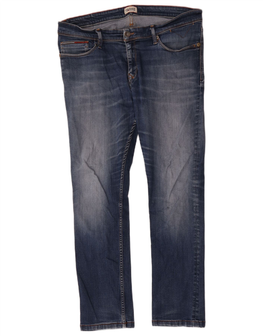Tommy Hilfiger Mens Slim Jeans W38 L30 Blue Cotton