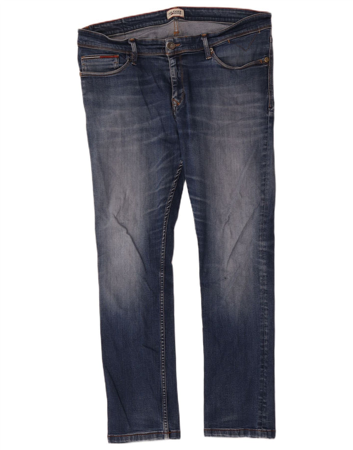 Tommy Hilfiger Mens Slim Jeans W38 L30 Blue Cotton