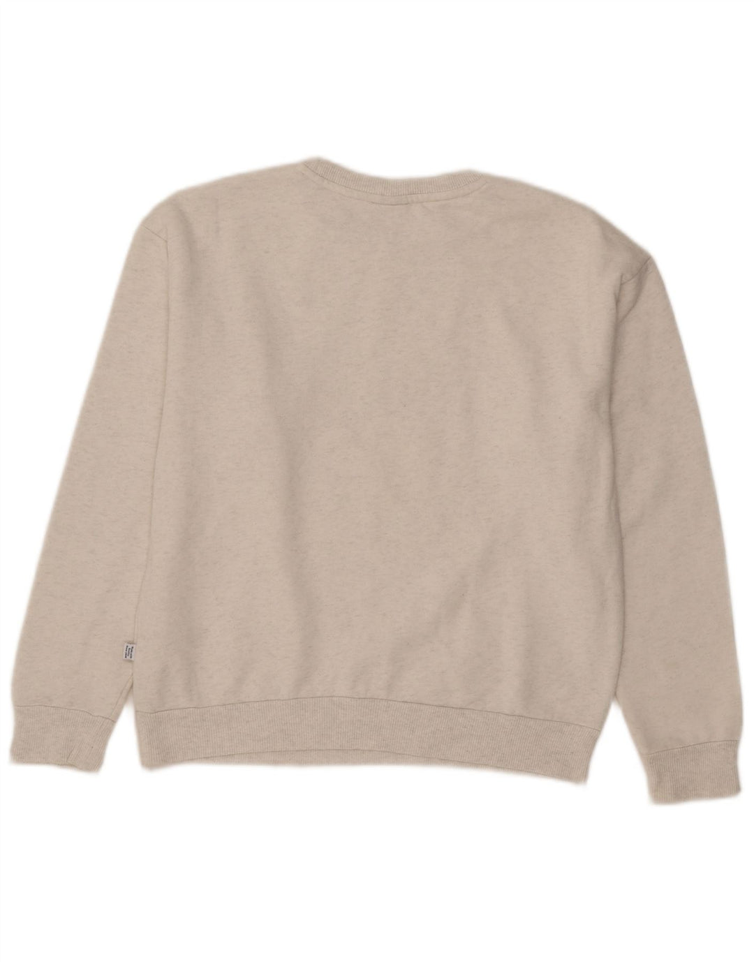 Puma Womens Graphic Oversized Sweatshirt Jumper UK 10 Small Grey Cotton