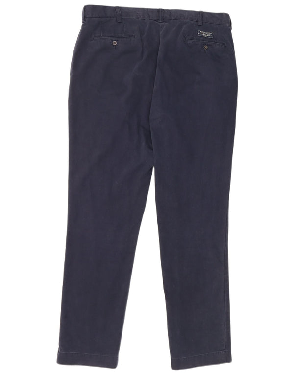 Calça Chino Slim Masculina Polo Ralph Lauren W38 L34 Algodão Azul Marinho
