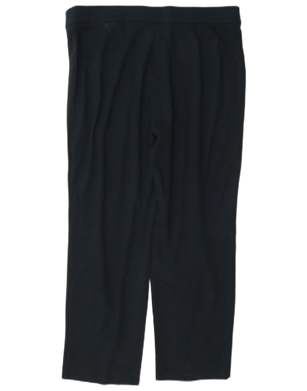 Marks & Spencer Lige fritidsbukser til kvinder UK 18 XL W38 L27 Marineblå