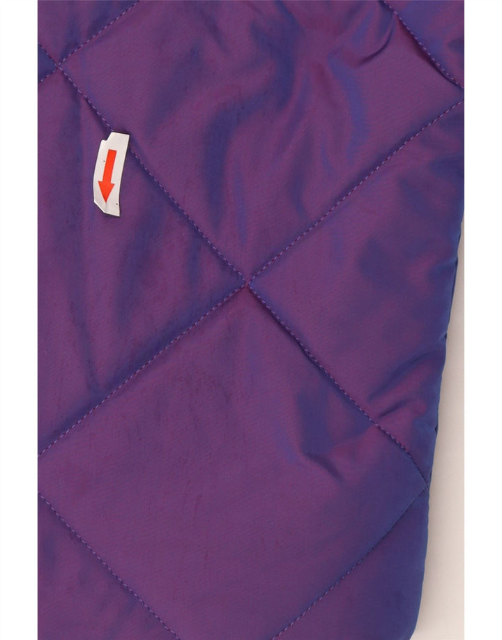 Belfe & Belfe Womens Oversized Hooded Padded Coat IT 44 Medium Purple