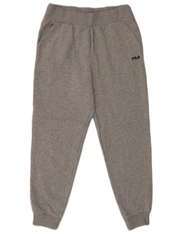 Pantaloni da tuta da uomo Fila Joggers Large in cotone chiazzato grigio
