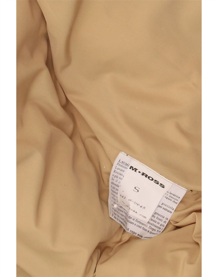 MCROSS Mens Padded Jacket UK 36 Small Beige Colourblock Polyester Vintage MCROSS and Second-Hand MCROSS from Messina Hembry 