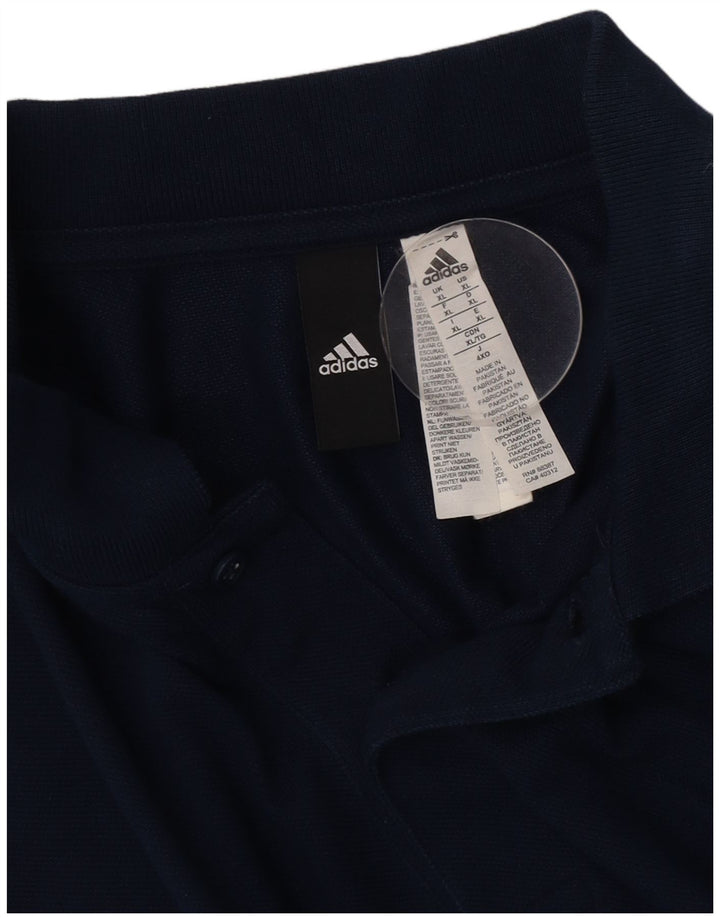 Adidas Mens Polo Shirt XL Navy Blue