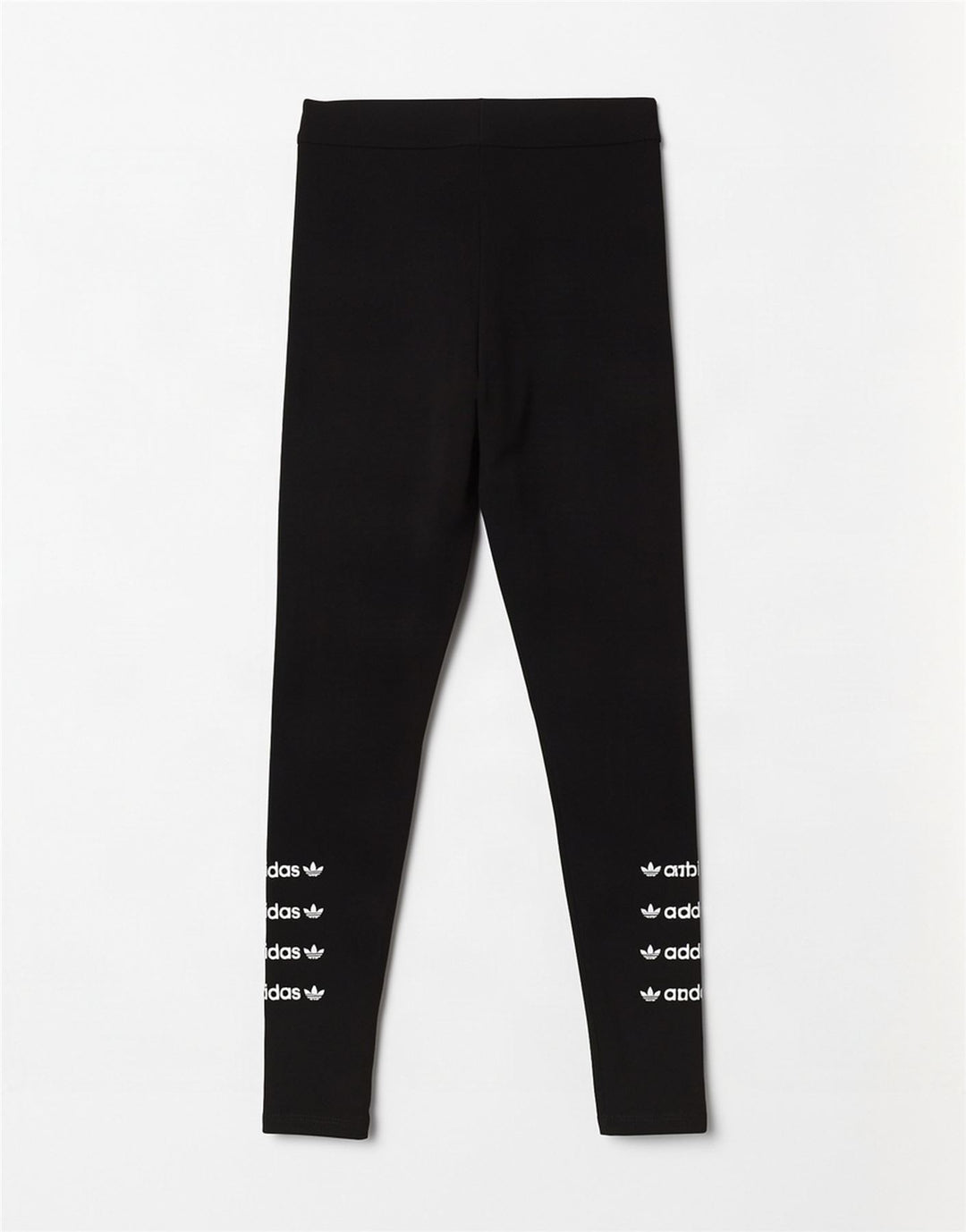 Adidas Womens Graphic Leggings UK 12 Medium Black Cotton