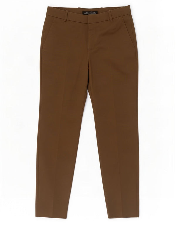 Gerade Chino-Hose für Damen von Zara, EU 38, Größe S, W28, L28, Khaki, Baumwolle