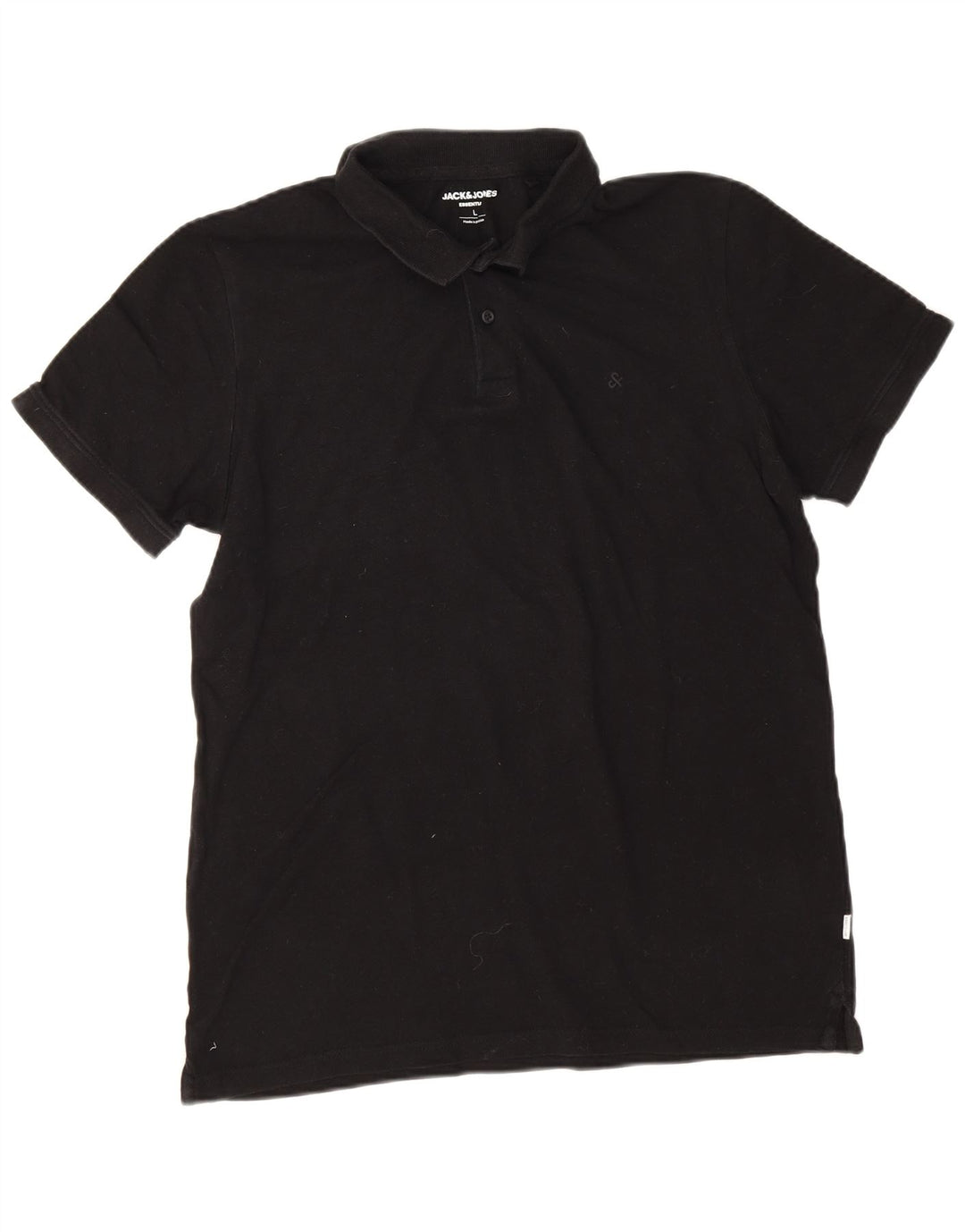 Jack & Jones herre poloskjorte stor sort bomuld