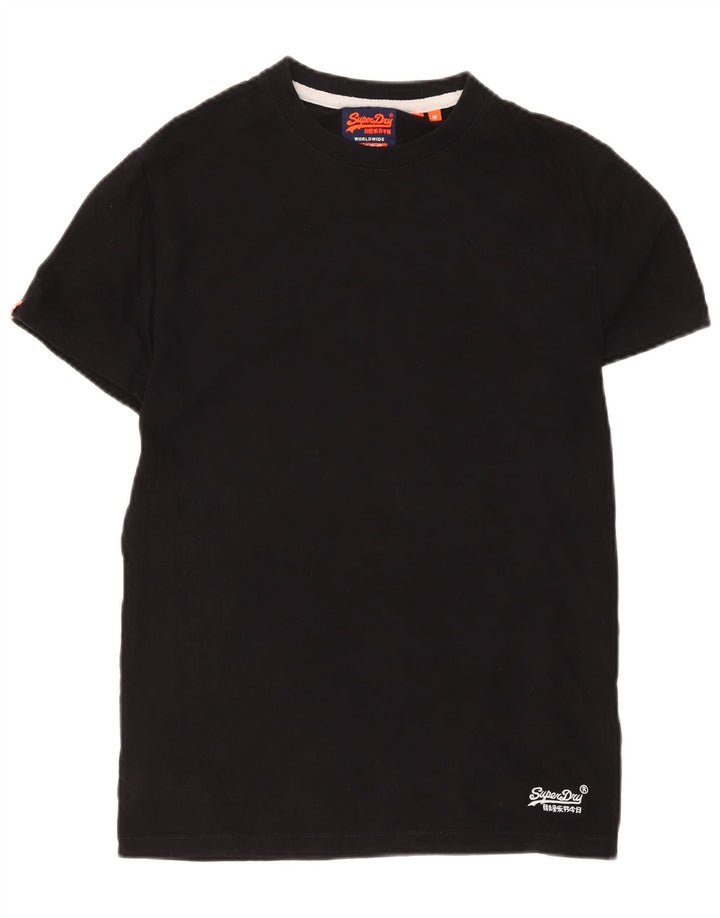 Superdry T-shirt top mellem sort bomuld til mænd