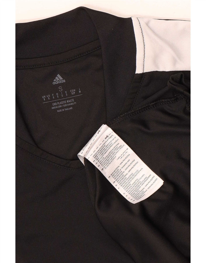 Adidas Herren Aeroready T-Shirt Top Small Schwarz Colourblock Polyester