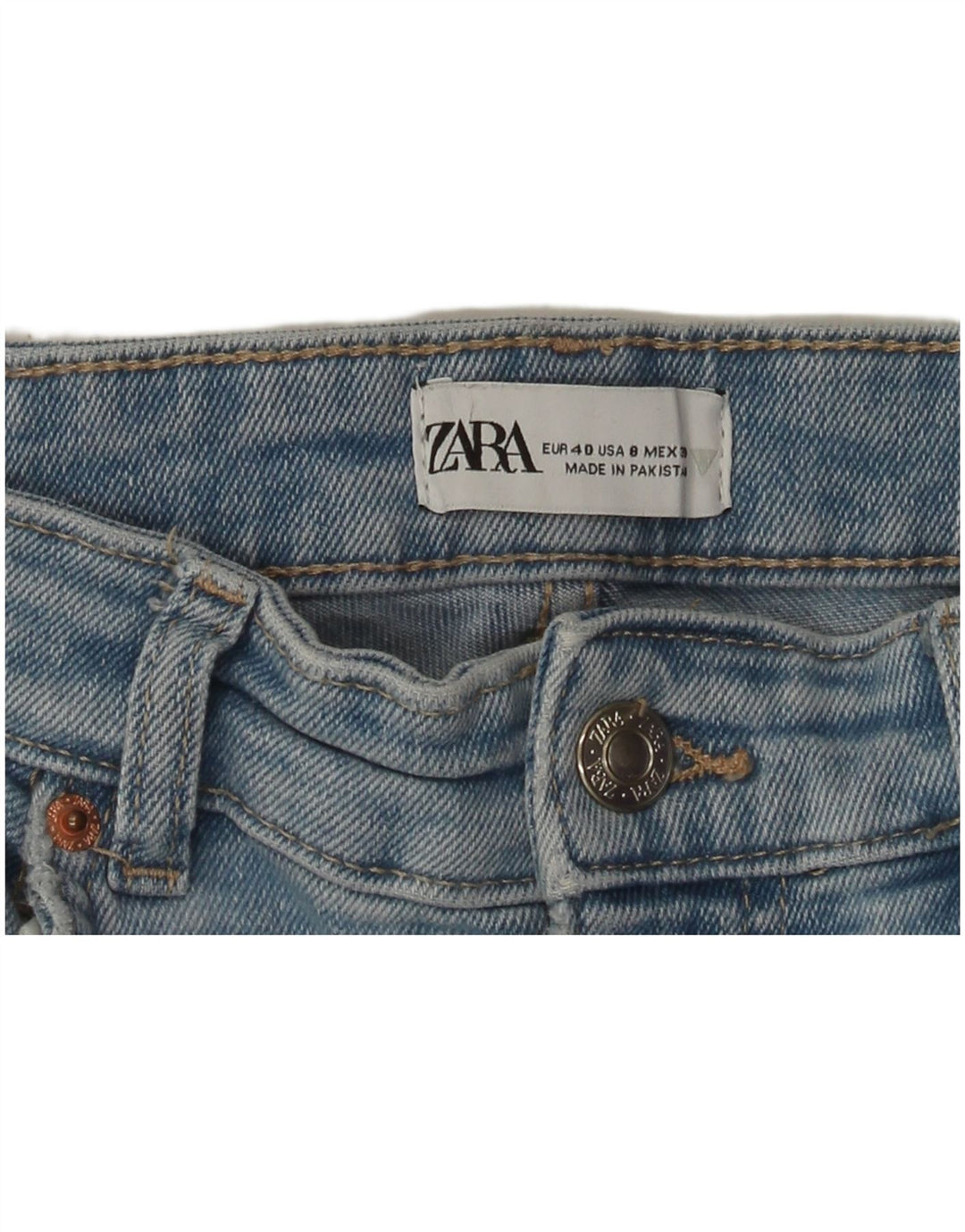 ZARA Womens Skinny Jeans EU 40 Medium W30 L29 Blue