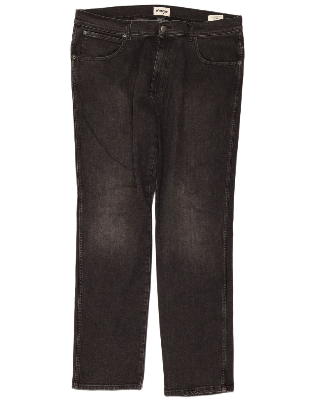 Wrangler Mens Texas Slim Jeans W38 L34 Grey Cotton
