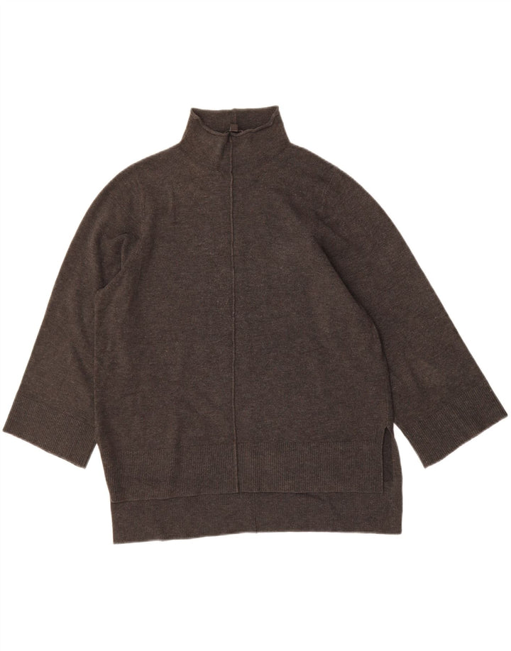 FRENCH CONNECTION Womens Turtle Neck Jumper Sweater UK 10 Small Grey Vintage French Connection and Second-Hand French Connection from Messina Hembry 