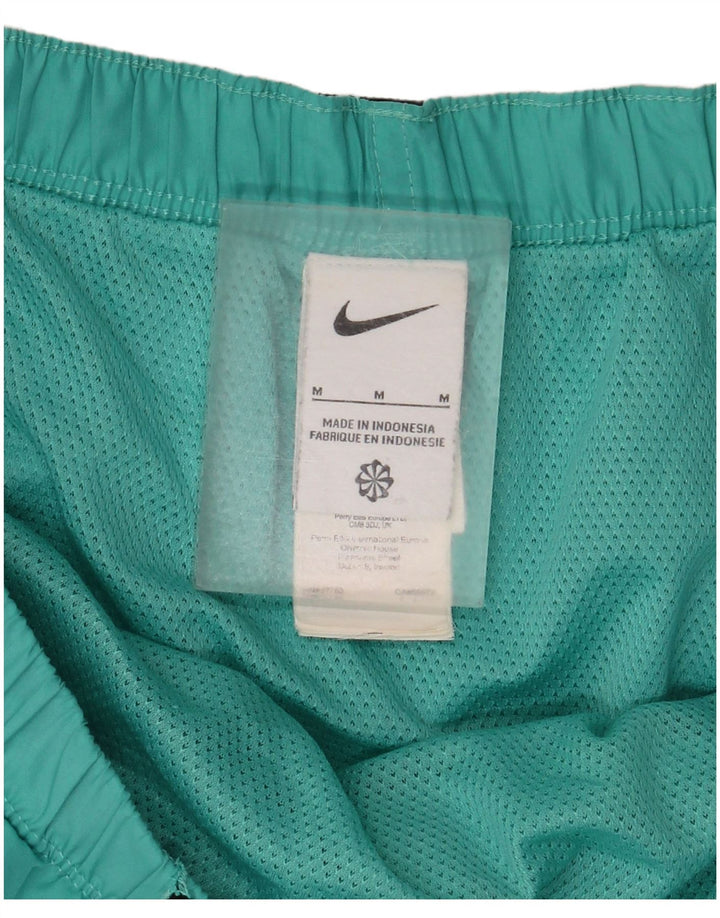 Pantaloncini da bagno da donna Nike UK 14 poliestere verde medio