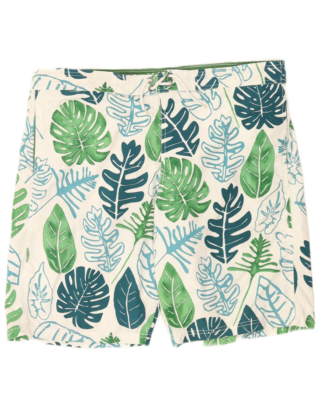 Marks & Spencer Mens Blue Harbour Swimming Shorts 2XL White Floral