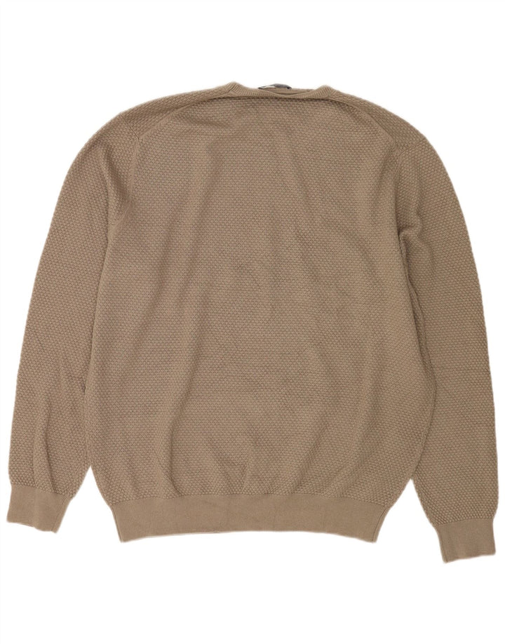 Maglione maglione girocollo da uomo Massimo Dutti XL Beige