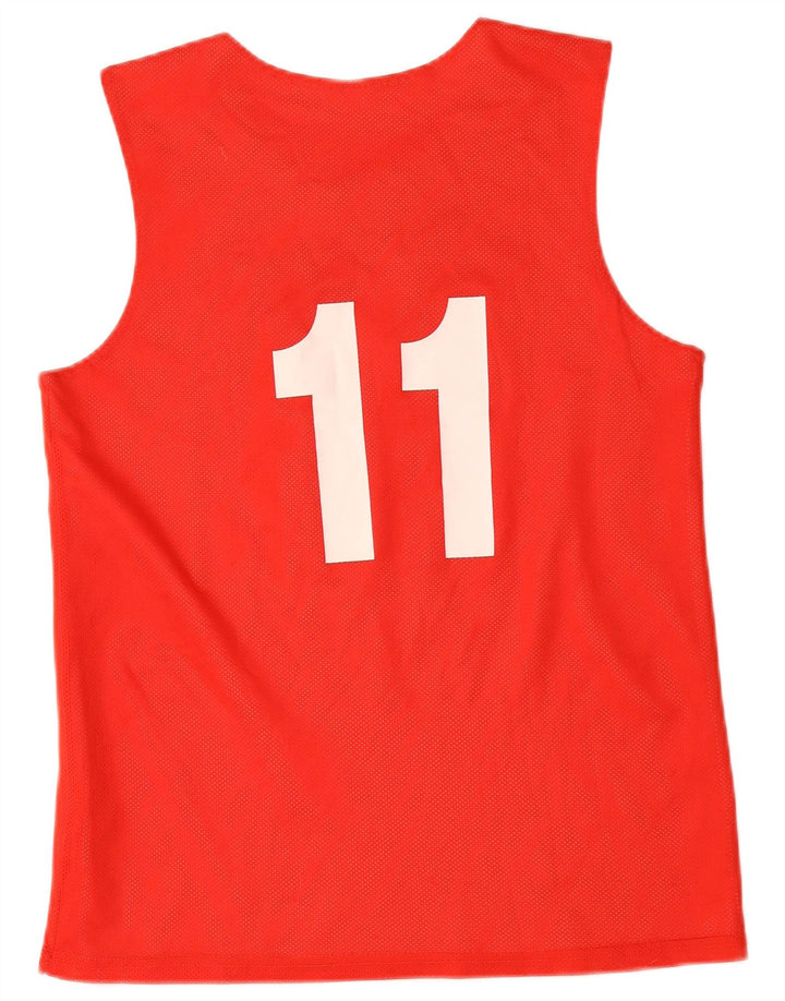 Errea Mens Graphic Vest Top Top Roșu Mediu